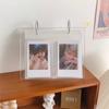 3-inch Card Photo Album Display Rack Acrylic Kpop Photocard Holder  Trading Cards Sleeves Desktop Decoration Binder Collect Book