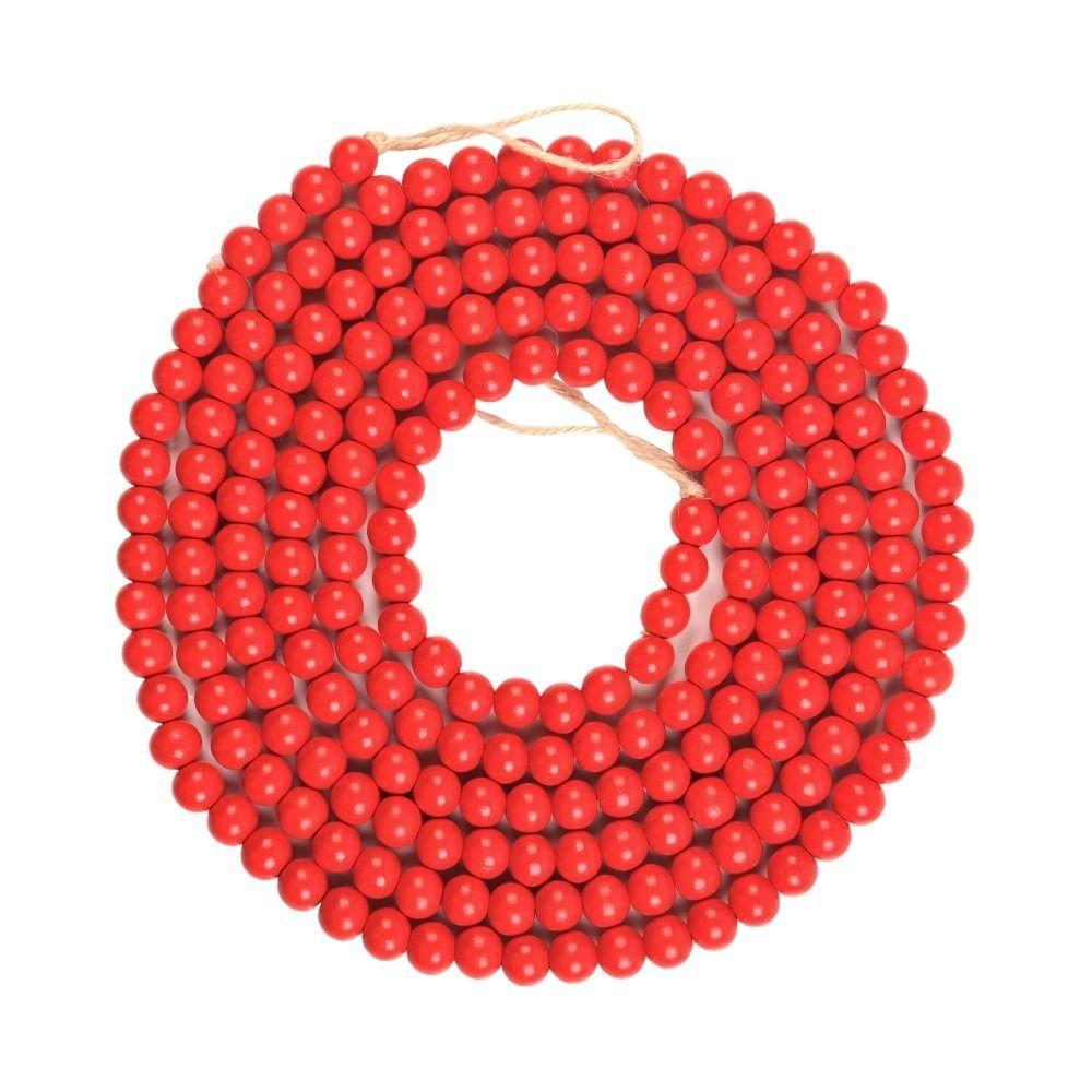 Wall Hanging Xmas Tree Bead Ornaments Red Christmas Tree Decorations Christmas