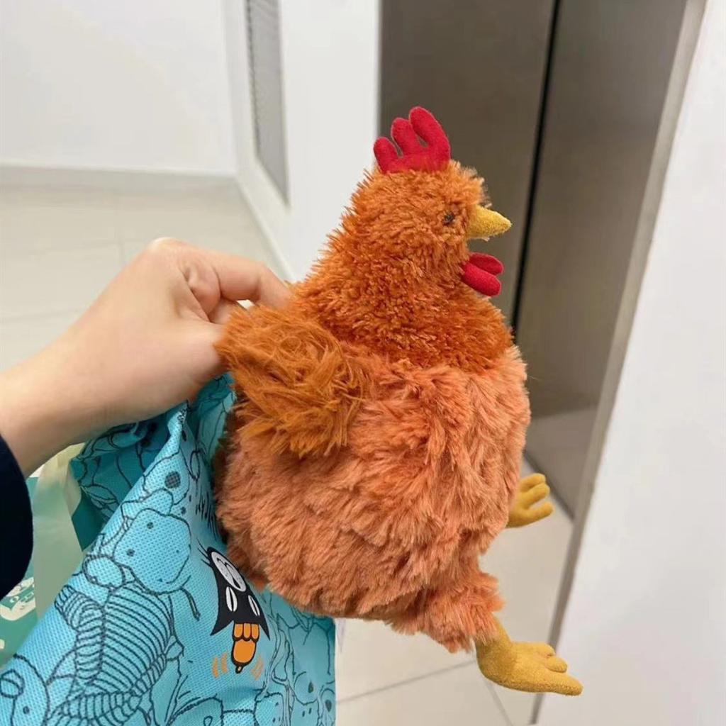 Мультяшная симуляция Jeycat Hen Плюшевая кукла-петух CeileChckn Креативная плюшевая детская подарочная игрушка