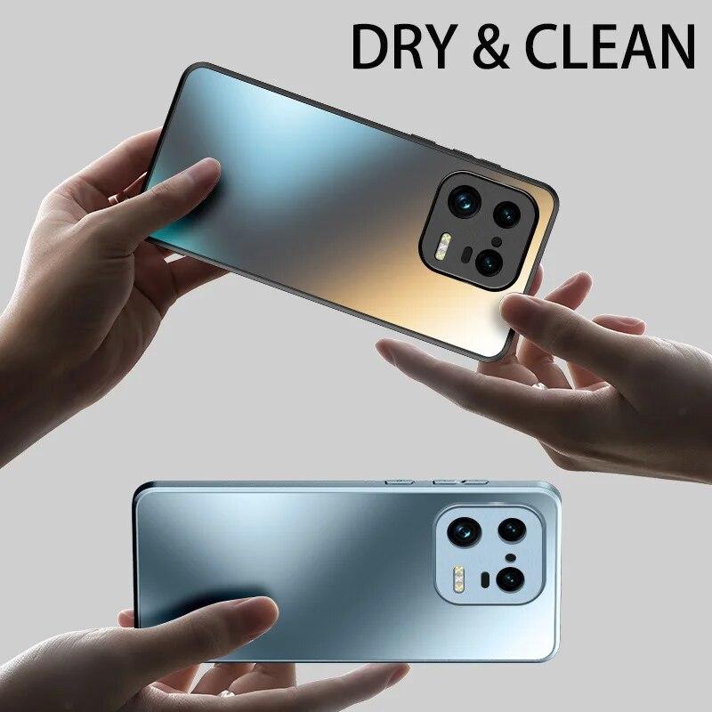 AG силиконовый матовый стеклянный чехол для Xiaomi Mi 14 13 13T 12 12x 12T 11 Ultra 10 Poco F3 F4 F5 Pro матовый противоударный защитный чехол для объектива камеры