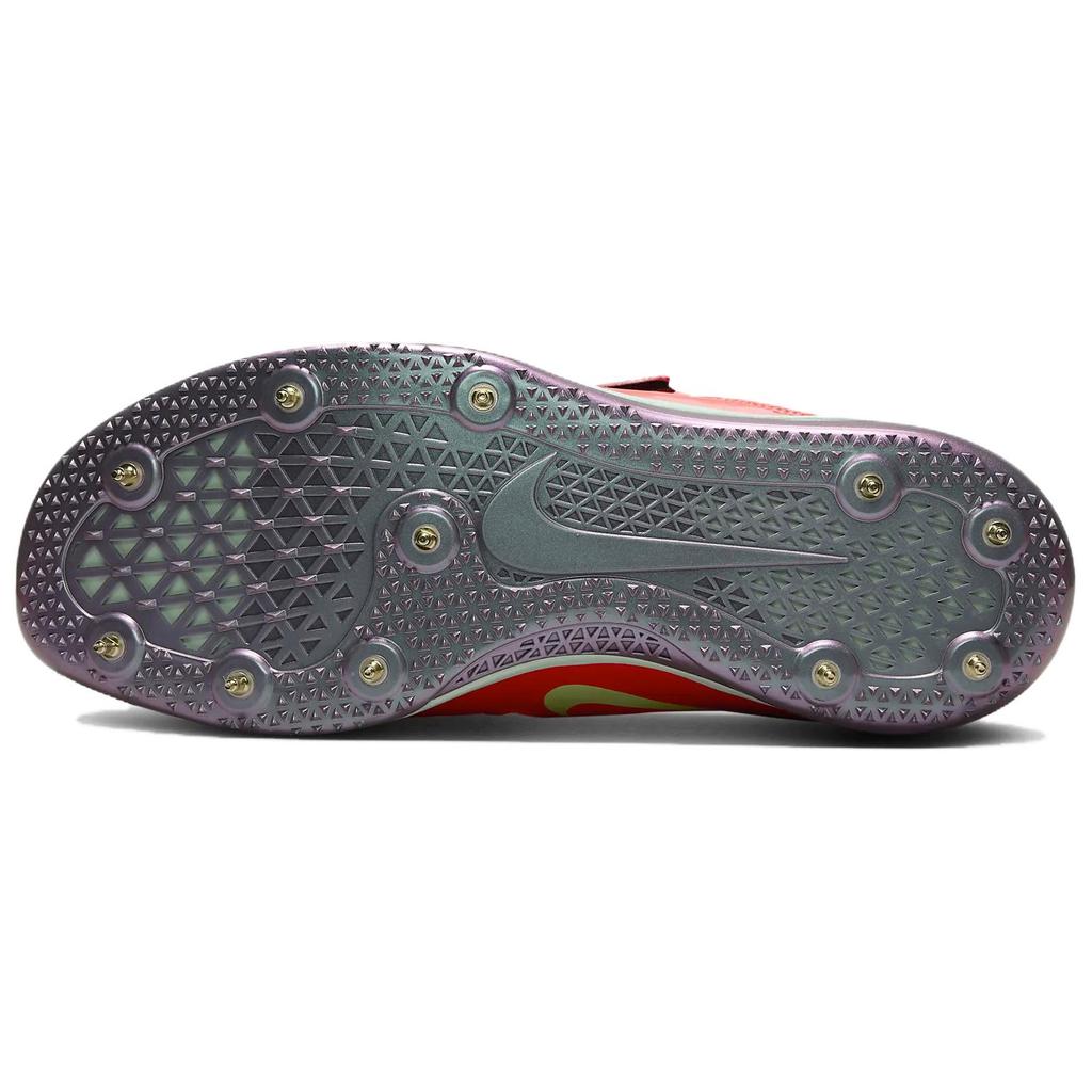 Nike High Jump Elite Bright Crimson Lime Blast Unisex Sneakers Red Hyper-Orange Washed-Coral FZ9636-600