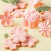 New 5pcs/set Sakura Cookies Mold Stamp Biscuit Mold Fondant Cranberry Cookies Flower Shape Press Flower Baking Plastic Cookie Cutter