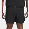 Nike Dri-FIT ADV AeroSwift 4" Brief-Line Racing Shorts Black/White Men Streetwear CJ7840-010