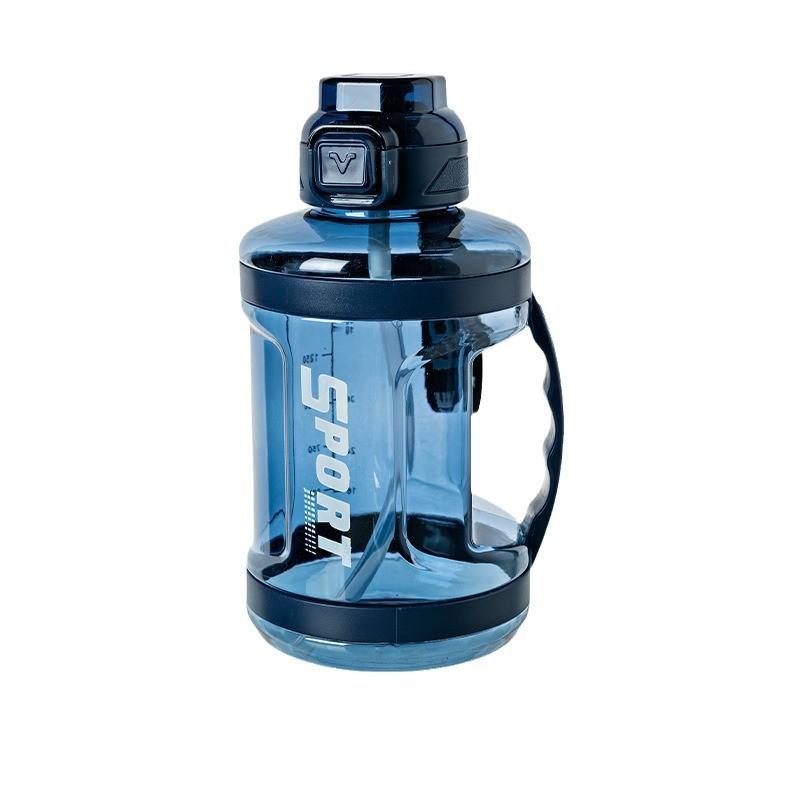 Water bottle high value large capacity water cup ton barrel ton anti scalding handle sports fitness large kettle men and women high temperature