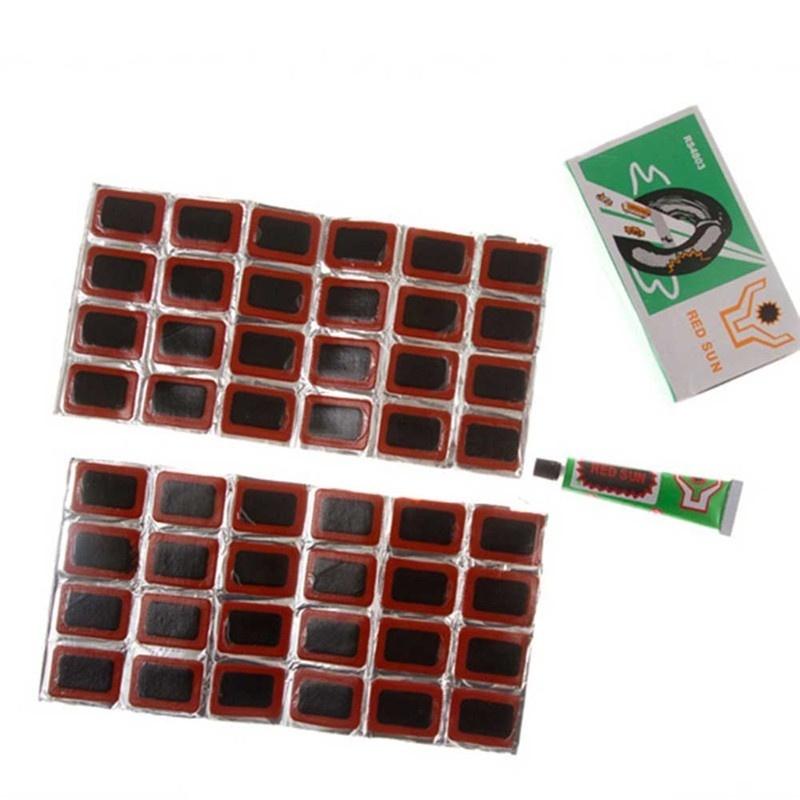 48 шт велосипедный холодный клей + клей набор инструментов для ремонта велосипедных шин наборы для ремонта шин патч резиновый плод