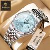 Top Brand Luxury Men Quartz Watches Original Watch for Man Waterproof Luminous Date Week Stainless Steel Wristwatch