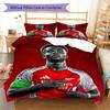 Bukayo Saka Glory Bedding Quilt Set Quilt Cover Pillowcase Home Decoration Birthday Gift (1 * duvet cover + 2 * pillowcase, without core)