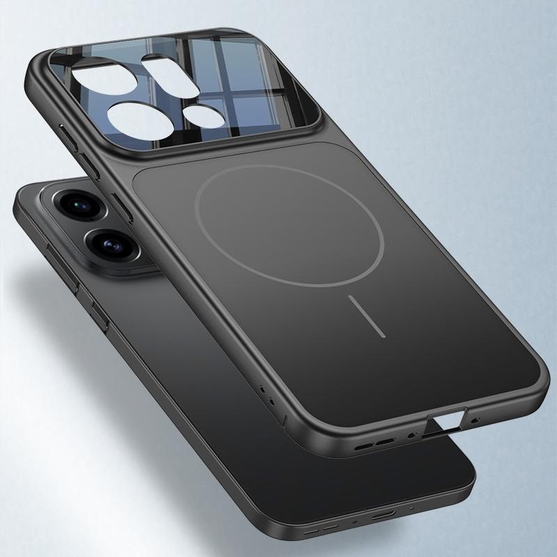AG Матовый бампер для телефона с поддержкой Magsafe для OPPO Find X9 Pro x9pro Ударопрочный магнитный чехол для беспроводной зарядки