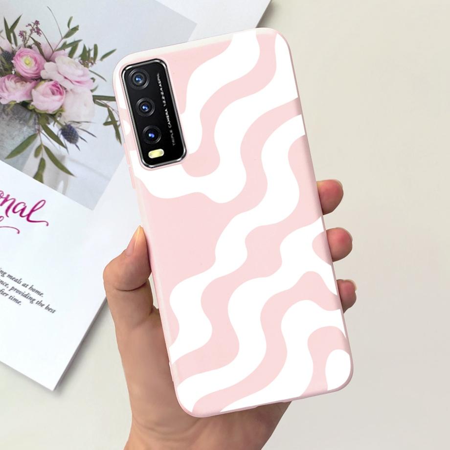 Чехол для Vivo V2027 V2027 Vivo Y11s Y12s Y20i Y20 Чехол для телефона Мягкий Матовый Жидкий Силикон Ударопрочный Бампер Стильный Модный