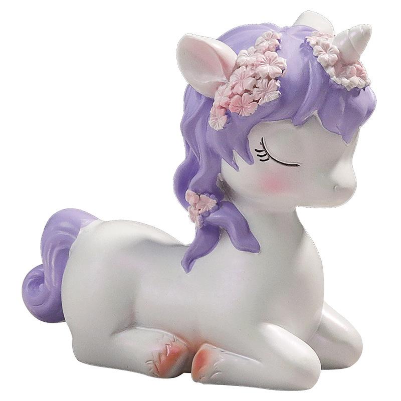 Мультфильм Единорог Смоляные Изделия Украшения Творческие Десерты Торт Выпечка Украшения Домашний Рабочий Стол Подарок Девочке На День Рождения
