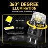 AUXITO 2X 7443 7440 LED Strobe Flash Back Up Reverse Light,Brake Bulb Lamp,White