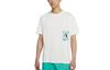 Nike T Shirts Men's White Crew Neck Moderate Straight Fit DJ1577-901