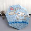 Автоматический зонт Sanrio Cinnamoroll, 8 спиц, железный каркас, пластиковая ручка, подходит для путешествий на открытом воздухе и на каждый день, идеальный подарок