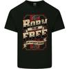 Рожден Свободным Байкер Мотоцикл Детская Футболка Детская