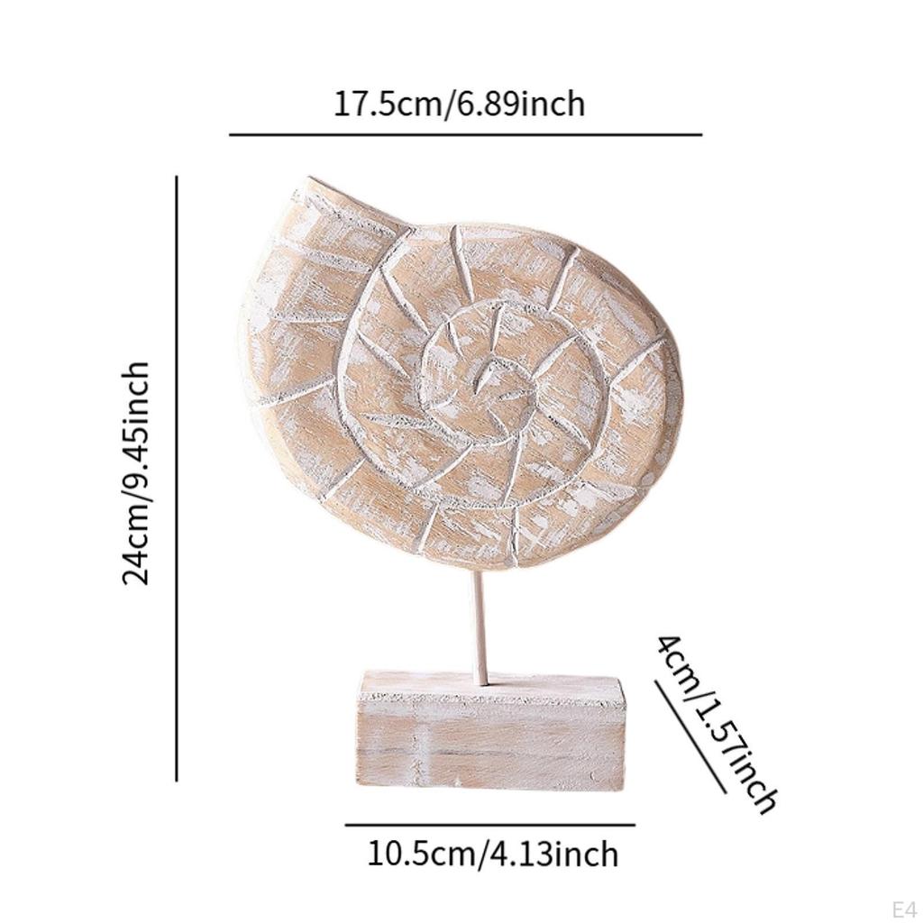 Beach Decor Statue Made of , Sculpture, Coastal Decor, Table Statue, Figurine for Kitchen, Home,