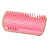 Cat Corner Scratcher Self-Grooming Massage Comb with Catnip Easy To Install Wall Corner Massage Comb Scratcher Grooming Brush Tool