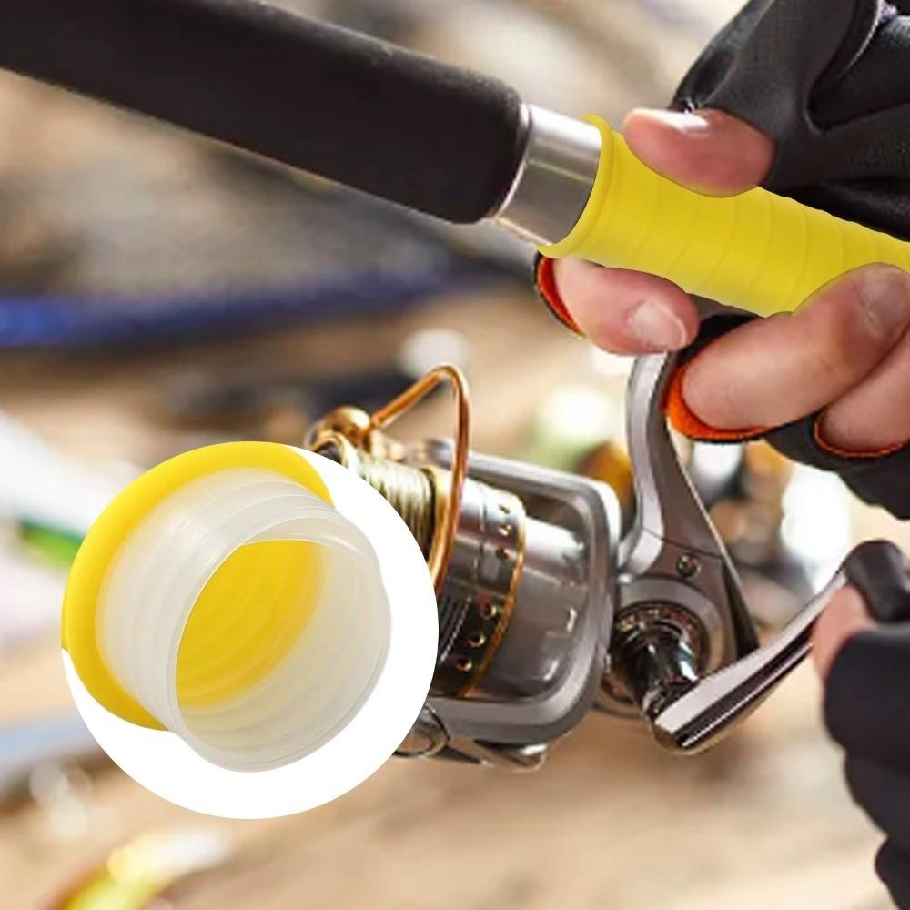 Anti-electric Cold Shrink Handle Cover Silicone Grip Sleeves Fishing Tackle Accessories