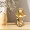 Little Angel Statue Resin Cherub Figurine Praying Angel Sculpture for Home Office Shelf Desktop Cabinet Decoration