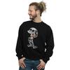Disney Mens Mickey Mouse Skeleton Sweatshirt