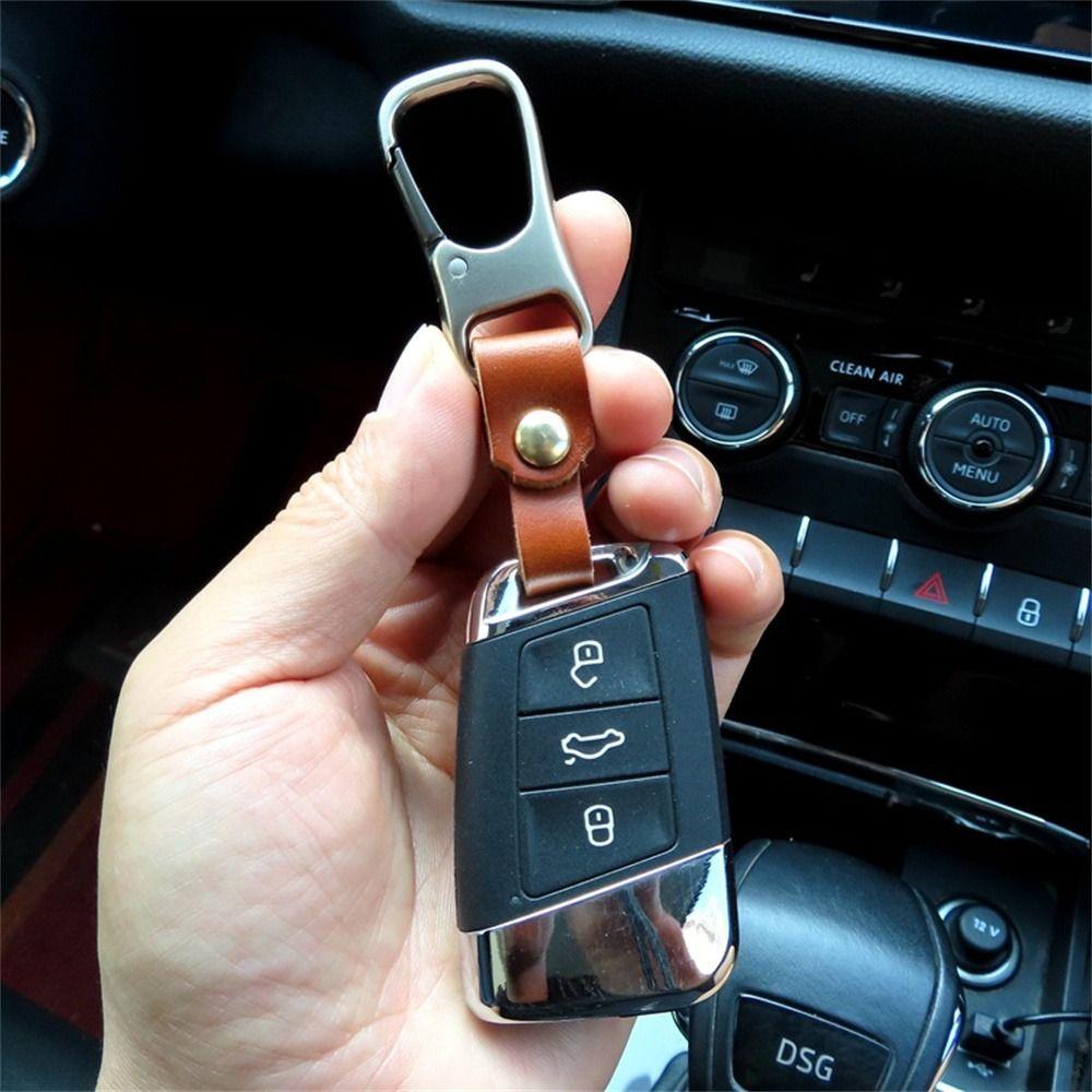 Genuine Leather Business Key Ring Leather Keychain Car Keychain Car Key Holder Keys Organizer