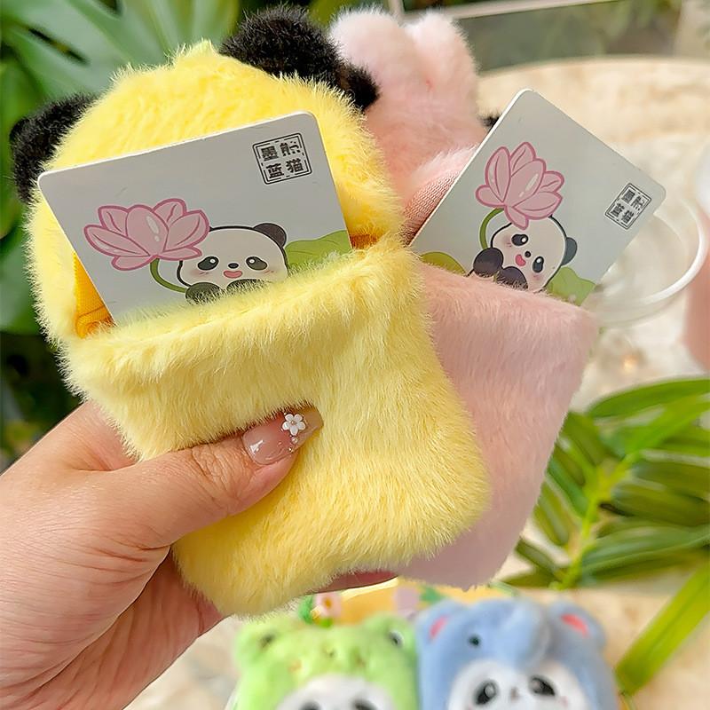 Rabbit Panda Frog Elephant Plush Ferrule Cute Cartoon Forest Children Anime Gift