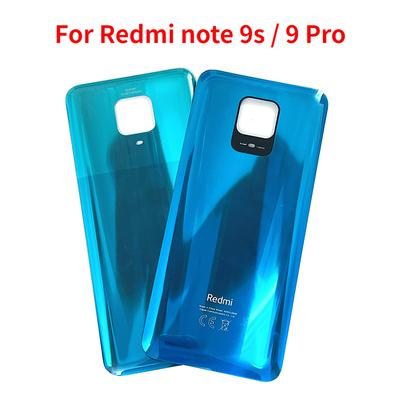 Новинка для Xiaomi Redmi Note 9s, задняя батарея, стеклянная панель, корпус задней двери для Redmi Note 9 Pro, задняя панель