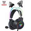 ONIKUMA X15 Pro Wired Headphones with RGB Head Beam Flexible Mic Button Control Gaming Headset Gamer for Compute PC