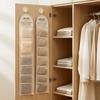 7 Grid Underwear Storage Bag Wall-mounted Hair Accessory Bag Space Saving Hanging Bag  Organizer