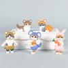 Cat Mofusand Cute Animal Costume Model Ornament Set For Decoration Desktop