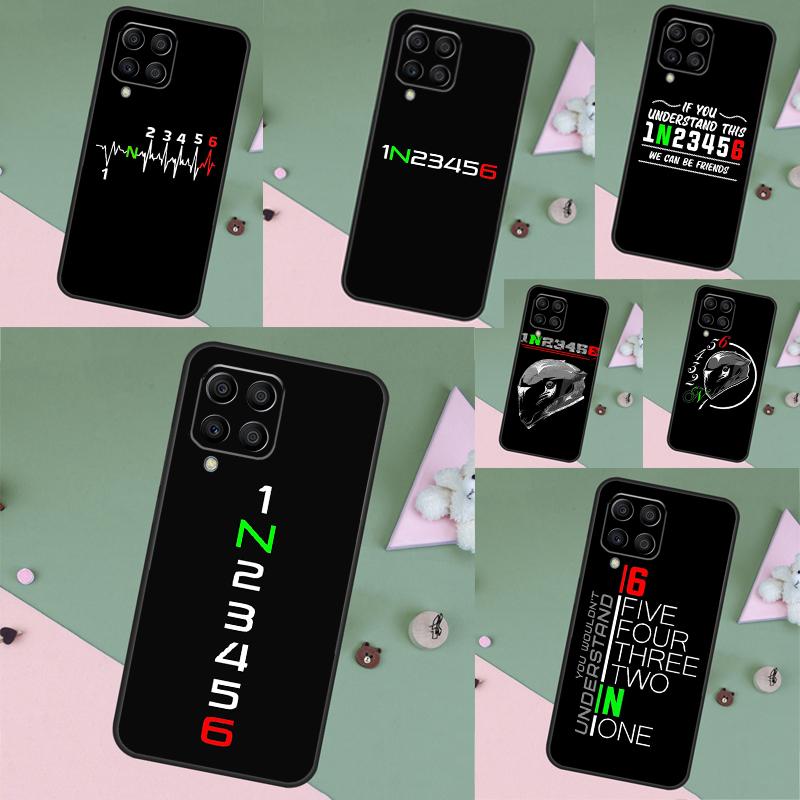 1N23456 Motorcycle Case For Samsung Galaxy M14 M34 M54 M56 M16 M36 M13 M15 M35 M55 M11 M31 M53 M51 M12 M32 M52