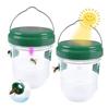 2 Pieces Solar Wasp Trap with LED Light, Insect Traps, Anti-Insect Catcher Trap In Honey Bees Hornets Mosquitoes