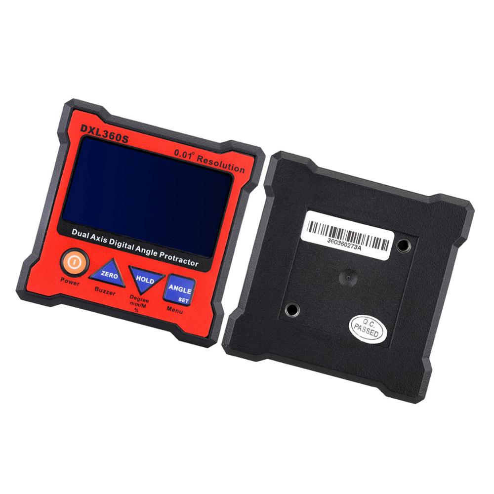 DXL360S Двухосевой цифровой угловой транспортир с 5-сторонним магнитным основанием. Высокоточный двухосный транспортир.
