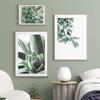 Abstrat Girl Lines Succulents Leaf Minimalist Wall Art Canvas  Posters PaintingAnd Prints Wall Pictures For Living Room Decor