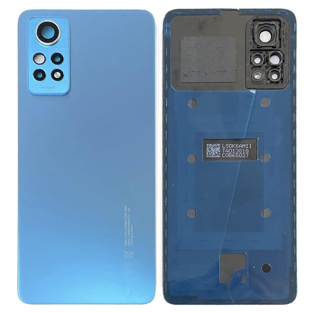 For Xiaomi Redmi Note 12 Pro 4G Back Battery Housing Cover with Camera Ring Lens Cover Spare Part