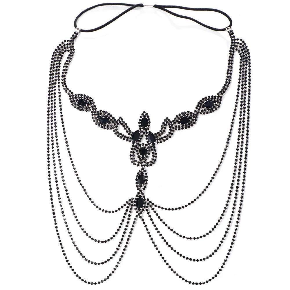 Черная многослойная маска для лица для женщин, сексуальные украшения, костюм для волос, карнавальный клуб, маскировка, аксессуары для рейва, подарок для косплея