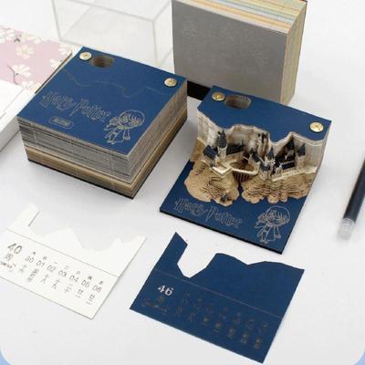 3D Post-It Заметка Украшение Замок Post-It Календарь Отрывной Подарок На День Рождения