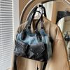 Модная женская сумка, сочетающая в себе кожаную ретро сумку через плечо с текстурой и роскошную легкую сумочку
