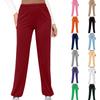 Women's Summer New Solid Color High Waist Casual Loose Belt Sweatpants Hoodie Girdle Pants
