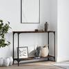 VidaXL Console Table Smoked Oak 101x30.5x75 Cm Engineered Wood 837704