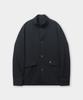 Birbante Slick Stand Collar Jacket - Black