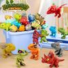 Гибкая игрушка-кусалка для пальцев в виде динозавра - Т. Рекс и больше для детей от 3 до 6 лет