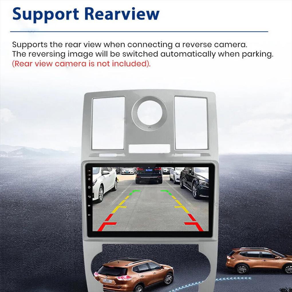 Car Radio Android 13 Carplay For CHRYSLER 300C 2004 - 2011 GPS Navigation Android Auto Stereo BT Wifi Video Bluetooth