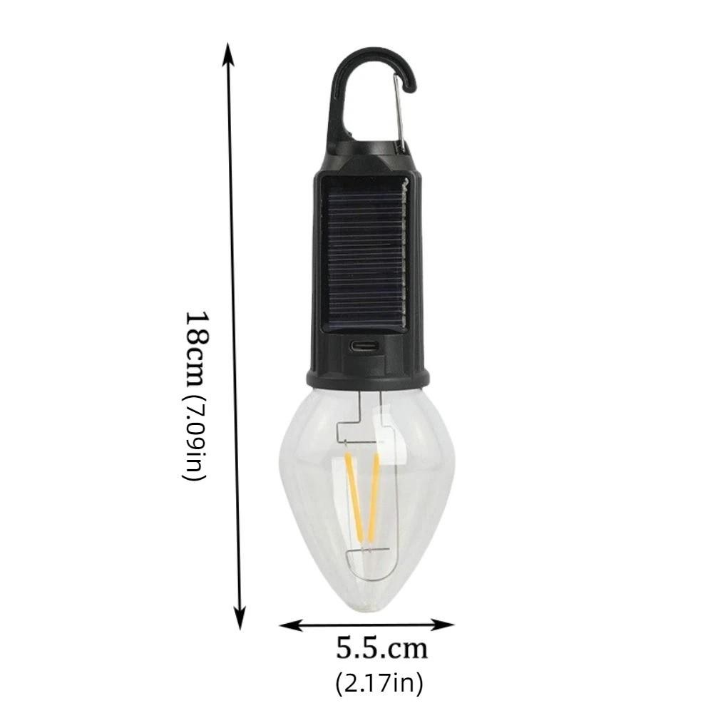 USB Rechargeable Solar Powered LED Lamp LED Light Camping Lamp Outdoor Activities