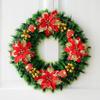 Western Grass Christmas Wreath: Door & Wall Hanging Decorations for Hotels, Malls, and Homes