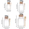 Organizer Refillable Bath Salt Bottle Cork Stopper Frosted Seal Jar Storage Container