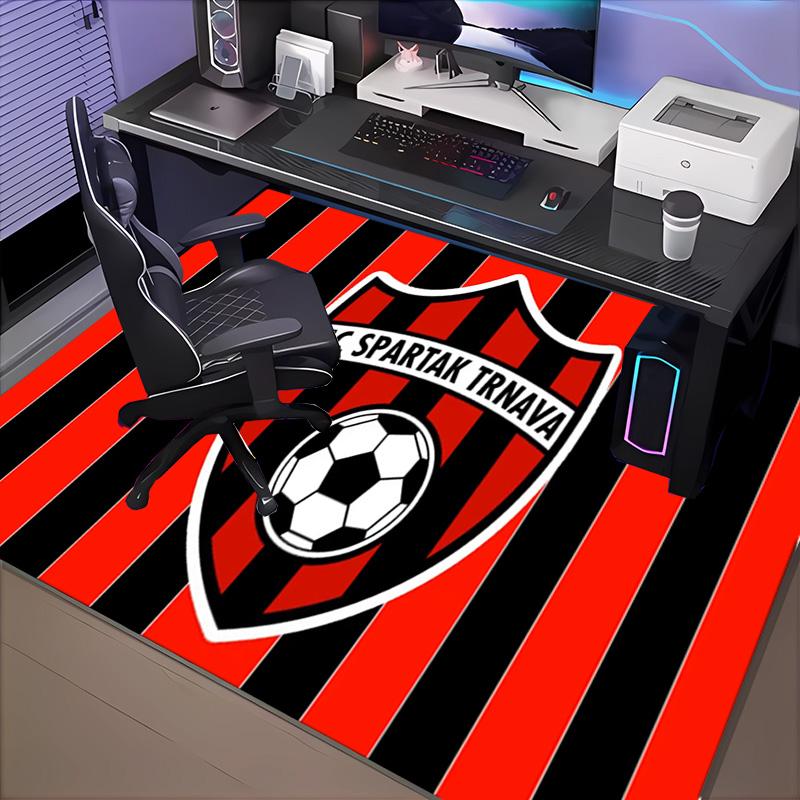 1PC FC Spartak Trnava Rug Game Carpet, Floor Mat for Bedroom Living Room Entryway Rug, Home Decor Idea Gift for Christmas birthday