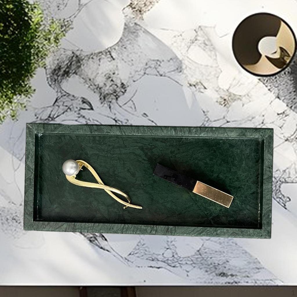 Мраморный поднос для сервировки, туалетный столик, держатель для духов, подставка для украшений, кофейня