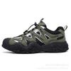 Low-top soft-soled cushioning sneakers Outdoor non-slip and wear-resistant mountaineering shoes Lace-free hiking off-road shoes