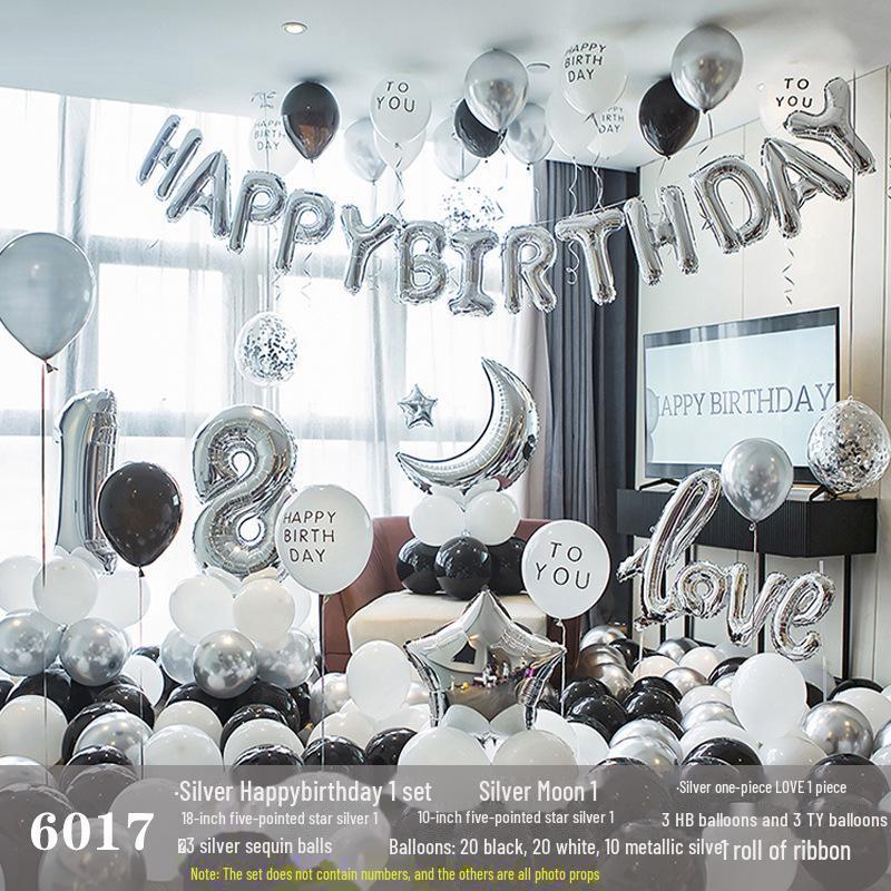 Набор воздушных шаров на день рождения для взрослых и детей - Мультяшное украшение