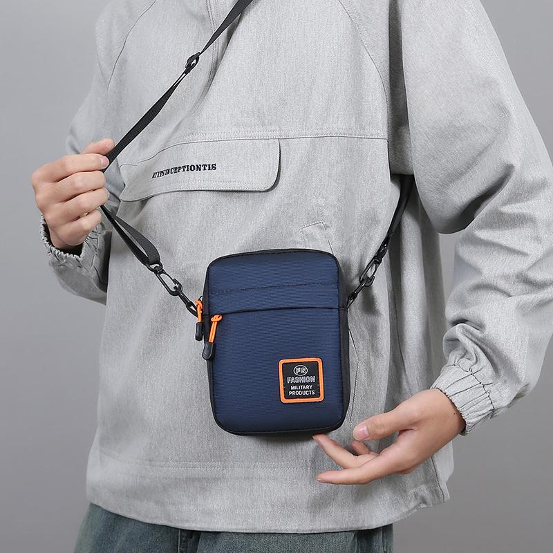 Мужская водонепроницаемая повседневная сумка через плечо, многофункциональная сумка для отдыха на открытом воздухе, сумка для телефона